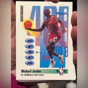 1991 skybox scoring king Michael Jordan - Basketball card